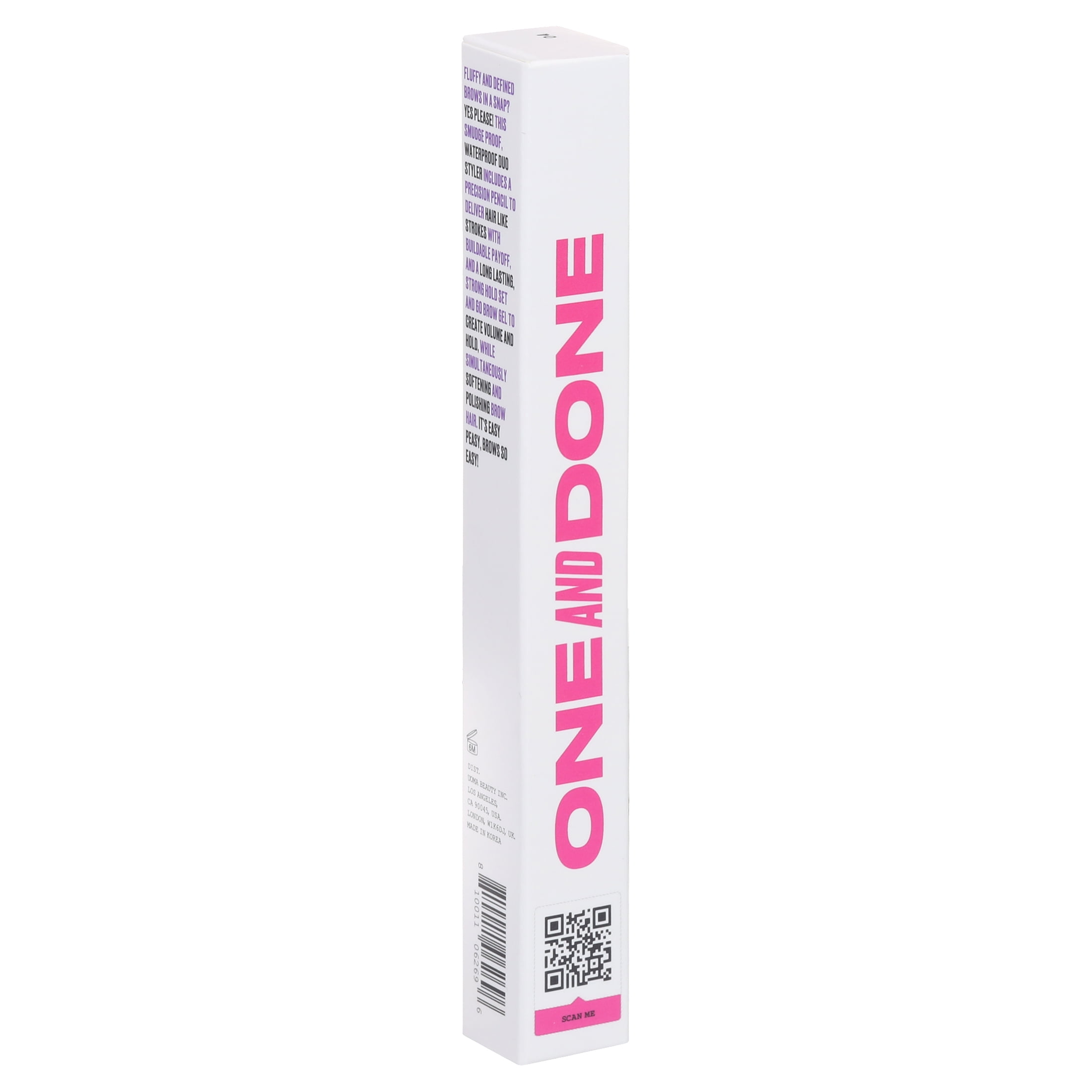 UOMA By Sharon C., One and Done - Complete Brow Styler - Shade 4 Ash Brown/Med