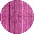 thumbnail image 1 of Ahgly Company Indoor Round Abstract Pink Modern Area Rugs, 6' Round, 1 of 4