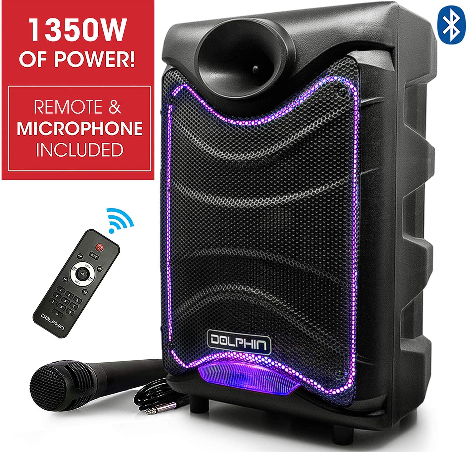 dolphin dual 10 inch speaker