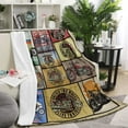 thumbnail image 3 of Kainsy Motorcycle Blanket Gifts for Motorcycle Lovers Motorcycle Club Throw Blankets for Men Women Retro Soft Lightweight Flannel Fleece Blanket for Kids Bike Ride Lover Throws for Couch Sofa(50"x60"), 3 of 8