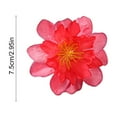thumbnail image 4 of Taotanxi 10 Pcs Mini Silk Flower Heads Small Pink Fake Rose Daisy Faux Flowers Bulk for Crafts Artificial Loose Fabric Flowers Heads Sunflower Bulk for Wedding Hair Cap Dresses Decorations, 4 of 6