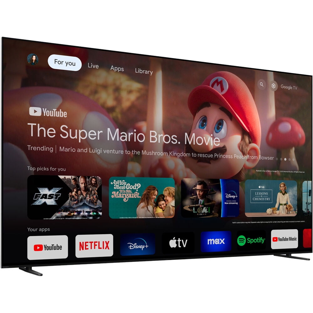 Sony K77XR80 BRAVIA 8 77 inch 4K HDR Smart OLED TV 2024 Bundle with Premiere Movie Package & TV Setup Bundle with Wall Mount + Surge Adapter + HDMI Cable & More