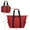 Red, variant on LiUMX Large Insulated Picnic Bag for Outdoor Camping & Beach | 20L Capacity Thermal Tote with Handles | Portable Folding Cooler for Food & Drinks | Reusable Grocery Shopping Bag