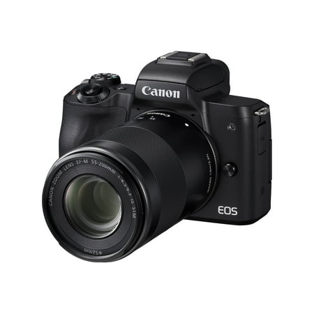 Canon - EOS M50 Mark II Mirrorless Camera 2 Lens Kit with EF-M 15-45mm f/3.5-6.3 IS STM & EF-M 55-200mm f/4.5-6.3 IS STM Lenses