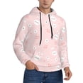 thumbnail image 2 of Cauagu Cute Bunny for Men's Pullover Hooded Sweatshirt Athletic Casual Hoodie Aautumn Hoodie Sweatshirt for Men Pullover Casual Hooded Sweatshirt-XX-Large, 2 of 7