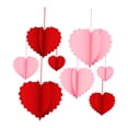 thumbnail image 2 of 8 guirnaldas románticas colgantes con forma de corazón para San Valentín para mamá. Rojo Rosa, 2 of 6