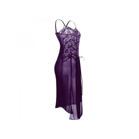 

Topumt Women Sexy Chiffon Lingerie Nightgown Dress Plus Sizes Sleepwear