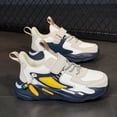 thumbnail image 4 of Otqutp Boys Running Sneakers Non-Slip Casual Sport Shoes Kids Lightweight Breathable Gym Athletic Shoes 4-14.5 Years, 4 of 4