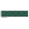 thumbnail image 2 of Ambesonne Palm Leaf Fabric by the Yard Upholstery, Fresh Hawaii Summer, 3 Yards, Dark Green Black, 2 of 4