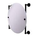 thumbnail image 2 of Dottingham Collection Round Frameless Rail Mounted Mirror - DT-27-90-BKM, 2 of 3