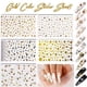 thumbnail image 3 of 12 Sheets Nail Art Sticker 3D Self-Adhesive, Nail Art Decoration with 5 Boxes Holographic Nail Art Glitter Flakes Butterfly Heart Star Maple Leaf Nail, 3 of 4