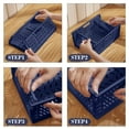 thumbnail image 3 of Large Folding Storage Basket, Durable Plastic Organizer for Fruits and Toys, 3 of 6
