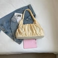 thumbnail image 4 of Bolso Hombro Mujer Chic Hobo Bag Cloud Plisado para Viajes Al Aire Libre () Amarillo, 4 of 8