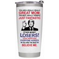 thumbnail image 1 of Taza para beber BETHEGIFT Vaso de acero inoxidable de 20 oz, blanco, 1 of 9