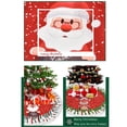 thumbnail image 3 of goowrom Christmas Santa Clause/ Snowman/ Elk Print Tree Skirt Decorative Tools, 3 of 7