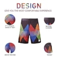 thumbnail image 3 of Beautiful Giant Polyester Trendy Men's Swim Trunks Quick Dry Board Shorts No Liner, 3 of 5