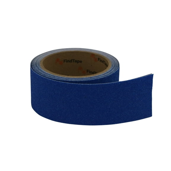 FindTape AST-35 Premium Anti-Slip Non-Skid Tape [Colors, 60 grit]: 2 in. x 10 ft. (Blue)
