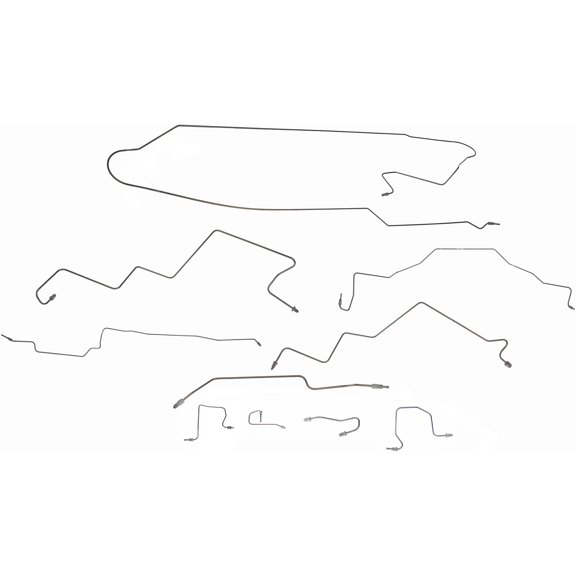 Dorman 919-266 Brake Hydraulic Line Kit for Specific Dodge Models Fits select: 1998 DODGE RAM 2500