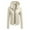 Beige, variant on Babysbule Winter Jackets for Women Women Sweatshirt Button Slim Zipper Long Sleeve Jacket Warm Coat Leather Jacket