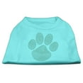 thumbnail image 6 of Pet Dog  Cat Shirt Rhinestone, "Green Paw", 6 of 7