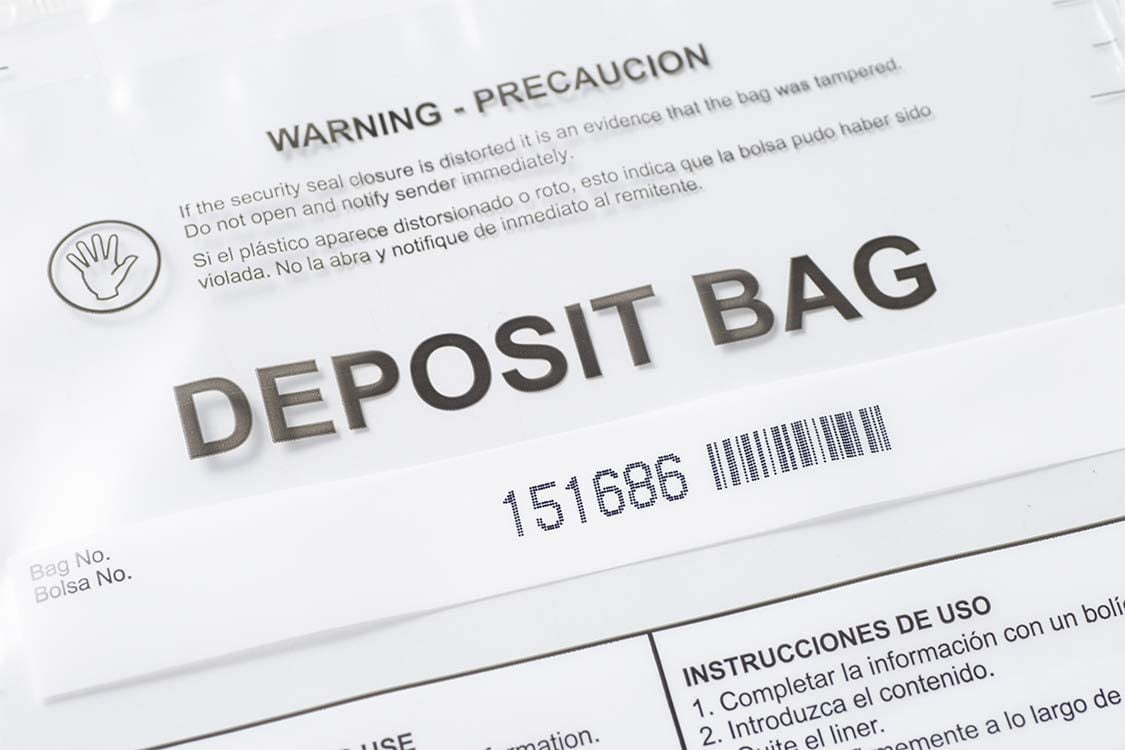 Keep Safe Bag Bank Deposit Plastic Bag Govenment Election Bag Cash Money Bag  Duty Free Opaque