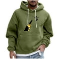 thumbnail image 1 of Sweat à Capuche Homme - Manches Longues Imprimé, Hiver Extérieur Décontracté, 1 of 5