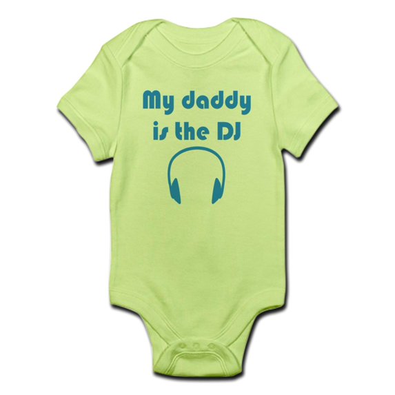 CafePress - My Daddy Is The DJ Body Suit - Baby Light Bodysuit