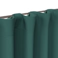 thumbnail image 4 of Mainstays Kids Dark Green Solid Blackout Rod Pocket with Back Tabs Curtain Panel Pair, Set of 2, 30" W x 95" L, 4 of 6