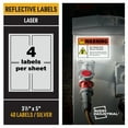 thumbnail image 3 of Avery Reflective Labels, 3.5" x 5", Silver, 40 Labels (61584), 3 of 10