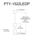thumbnail image 4 of Patsy LED Pendant, 4 of 4