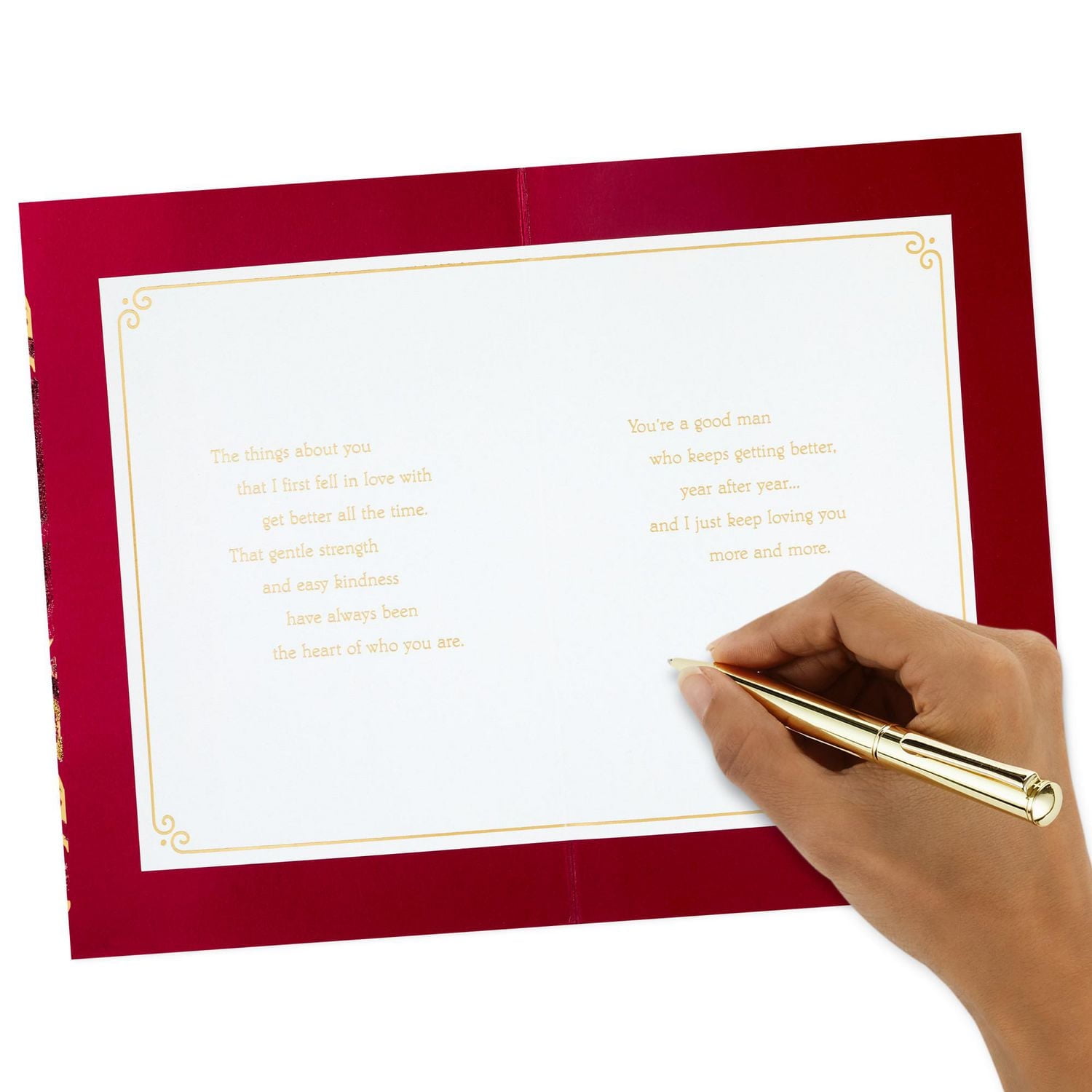 Hallmark Valentines Day Card for Husband (Paisley)