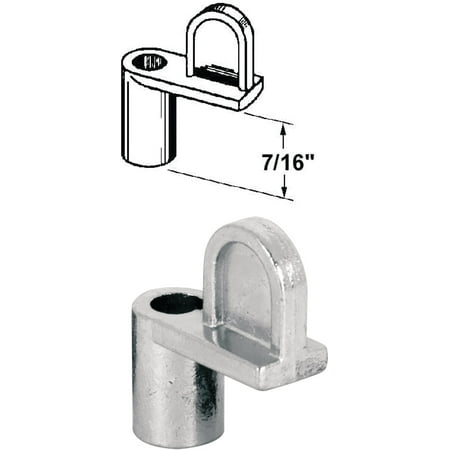 

Prime Line Prod. Prime-Line Swivel Die-Cast Screen Clips With Screws 7/16 In. Silver