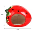 thumbnail image 4 of Hamster Cave Cartoon Cute Strawberry Ceramic Hamster House Small Animal Nest, 4 of 10