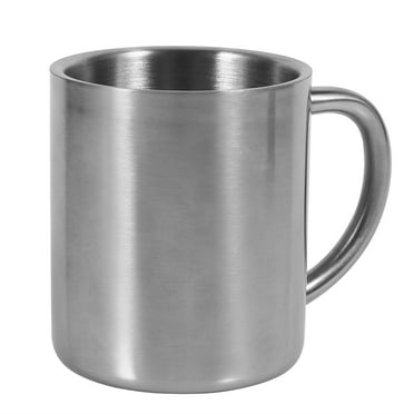 BORDSTRACT Portable Stainless Steel Double Wall Mug with Handles ,Travel Camping Coffee Tea Cup