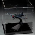 thumbnail image 4 of ELAYARD 1Set Acrylic Transparent Display Box for Dolls Showcase and Storage 23.00X23.00X23.00Cm, 4 of 8