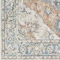 thumbnail image 2 of Lillian Camel/Navy 7' x 9' Machine Washable Area Rug, 2 of 2