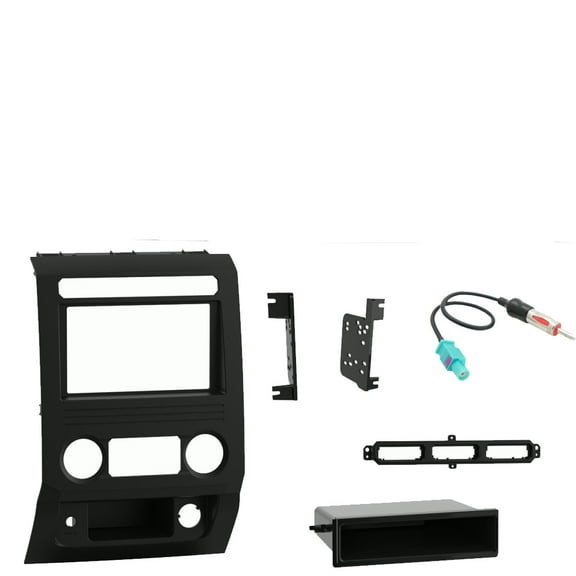 Ford F-250 350 450 550 2018 Single or Double DIN Stereo Radio Install Dash Kit