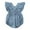Blue, variant on TFEOQRY Toddler Baby Girls Jumpsuit Soft Romper Cute Solid Color Ruffled Backless Bodysuit Short Sleeved Onesie Clothes Green