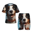 thumbnail image 1 of Balery Playful Smile Cute Dog Conjunto de Pijama Infantil de Manga Corta con Estampado – Ropa de Dormir de Algodón Suave-XX-Large, 1 of 6
