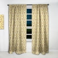 thumbnail image 2 of Designart 'Moods Yellow XIV' Modern & Contemporary Curtain Panel, 2 of 5