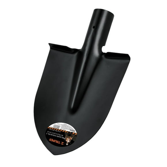 Pala azada redonda #6 Truper 9' Ancho 15 5/8' Largo 1 kg Peso Calibre 15