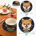thumbnail image 3 of Happy Chai Dog Pot Holders Trivets Set of 2 Cotton Hot Pads Mats for Hot Dishes Pots Pans Kitchen Cooking 7" 9.5", 3 of 7