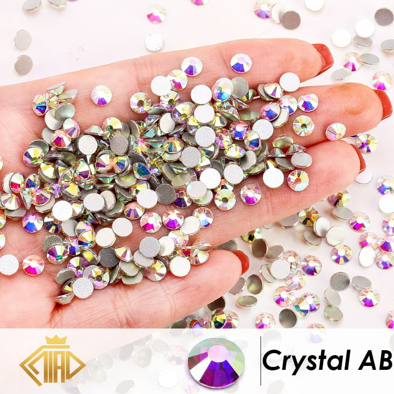 VDD 14400Pcs Bulk Wholesale SS4-SS20 Glass Rhinestones Crystal Flatback  Stones For Nail Art Accessories DIY Crafts Decorations