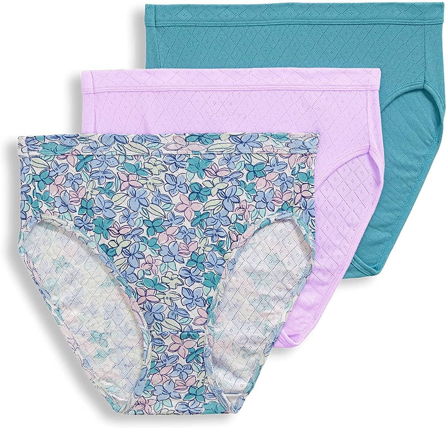 Jockey Women's Underwear Plus Size Elance Hipster 3 Pack