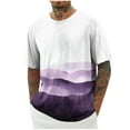 thumbnail image 2 of Tops para hombre, blusas y camisas de cuello redondo y manga corta para hombre, blusas casuales de moda con cuello redondo y manga corta para hombre, blusas de poliéster para hombre, 2 of 5