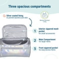 thumbnail image 5 of Wildkin Kids Travel Toiletry Bag (Holographic Silver), 5 of 7