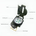 thumbnail image 6 of GJX Outdoor Multifunctional Compass Hiking Camping Survival Gear, 6 of 6