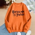 thumbnail image 6 of WEIWEN Halloween Sweatshirt for Women Hocus Pocus Shirts 2026 Trendy Long Sleeve Black Cat Sweaters Halloween Pullover Tops Womens Fall Fashion Clothing Orange, S, 6 of 6