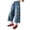Q391 Blue, variant on Glisme Little Girls Trousers Solid Color With Pockets Autumn Cozy Girls Wide Leg Pants Size 5-6 Years