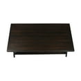 thumbnail image 6 of Wallace & Bay Chandler 48 Inch Rustic Open Storage Coffee Table, Dark Brown, 6 of 6
